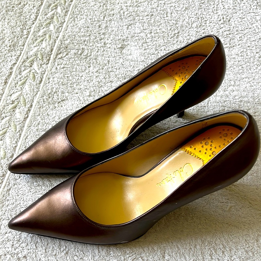 Cole Hann NikeAir metallic brown pumps size 5B